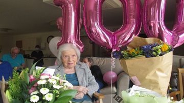 100th birthday celebrations at Dundee care home